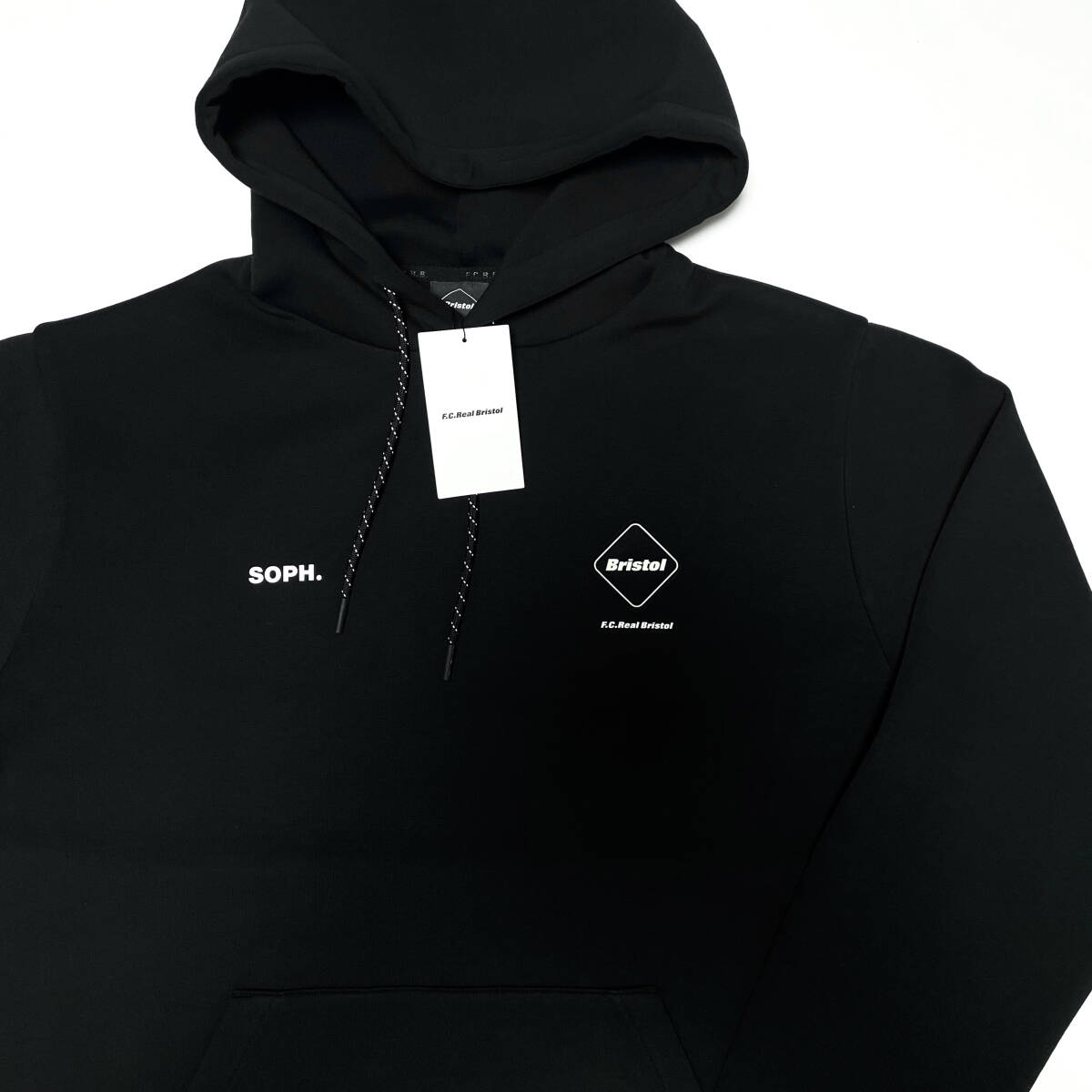 新品25AW黒L★F.C.Real BristolパーカーTECH SWEAT 