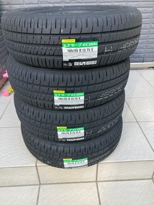 ダンロップタイヤ 165/55R15 EC204 4本セット 2025年製 (新品) N-BOX タント スペーシア 等