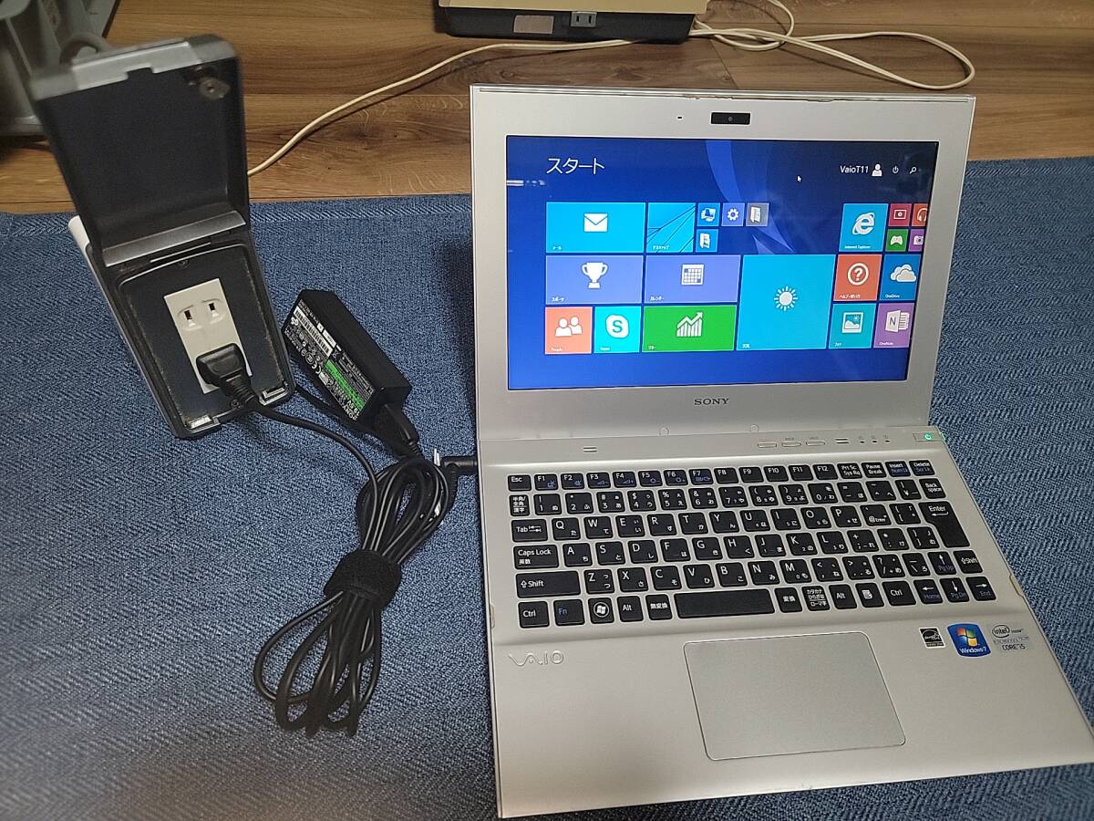 Sony Vaio T ноутбук 11.6 type SVT11119FJS Windows8.1 рабочий товар 