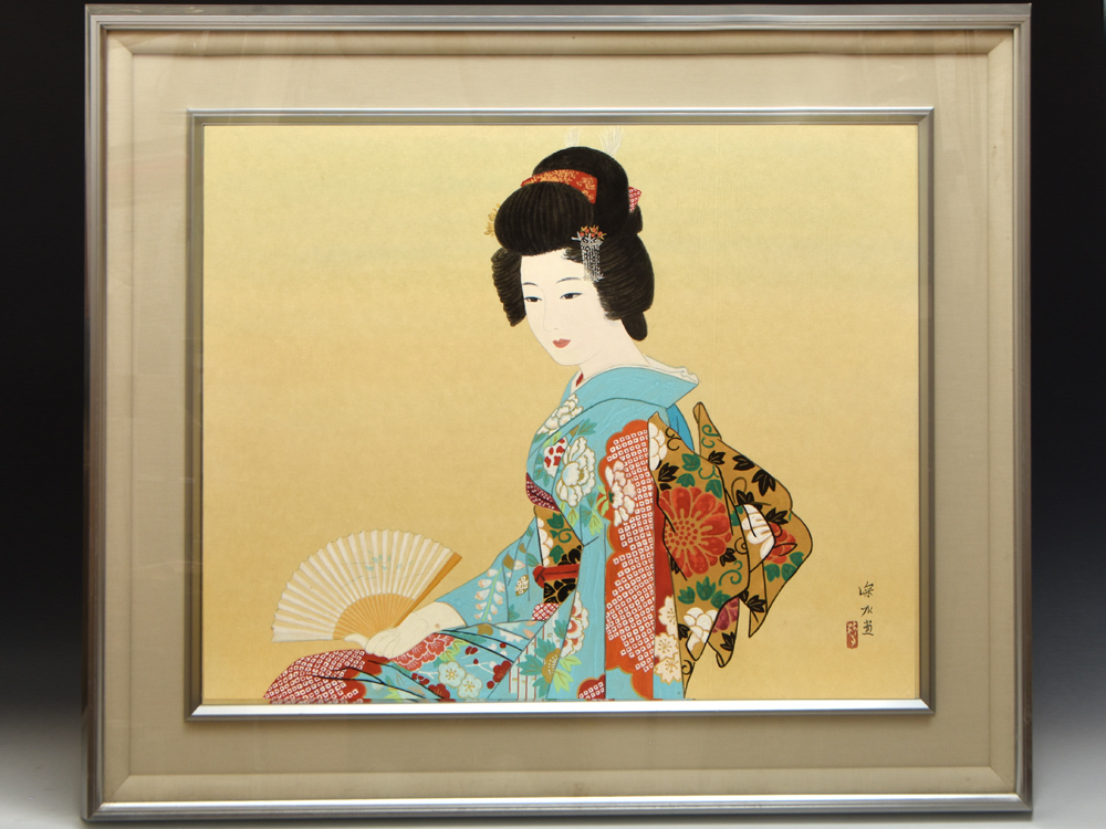 2025年最新】Yahoo!オークション -伊東深水の中古品・新品・未使用品一覧