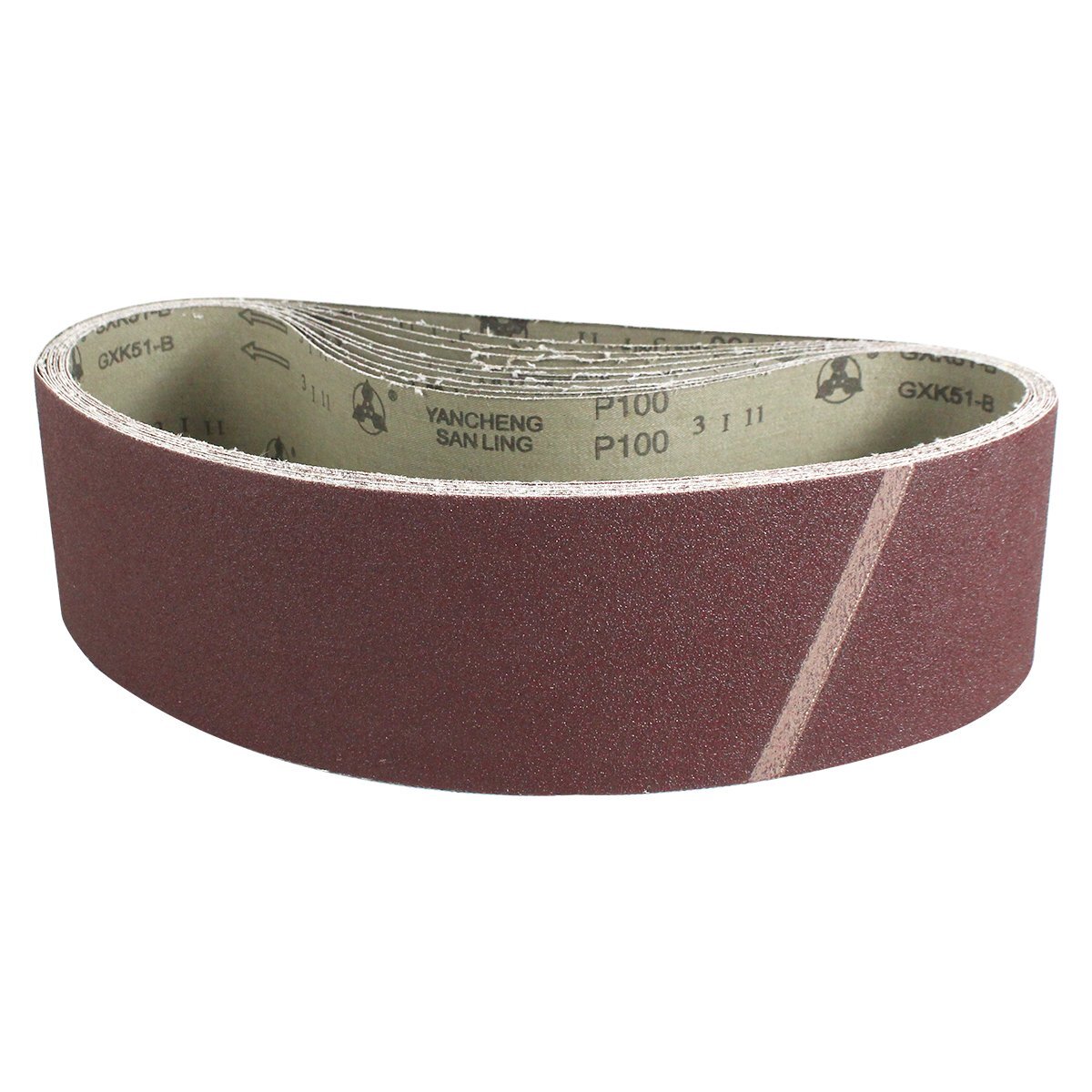 [ бесплатная доставка ][#100 100mm×915mm]10 шт. комплект ремень бумага электрический диск Thunder для замены Endless бумага металл полировка ширина 100mm