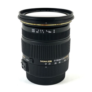 【1円】 シグマ SIGMA 17-50mm F2.8 EX DC OS HSM (キヤノン EF用) 一眼カメラ用レンズ(オートフォーカス) 【中古】