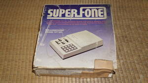 [ unused ]. story vessel less telephone machine [SUPER FONE HT-150][ there is no manual ]