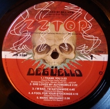 ZZ TOP「DEGUELLO」米ORIG [初回カスタム] シュリンク美品_画像5