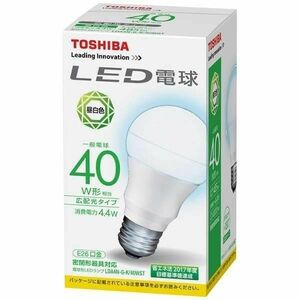 LED電球 一般電球形 広配光タイプ 40W形相当 昼白色 E26口金 LDA4N-G-K/40WST