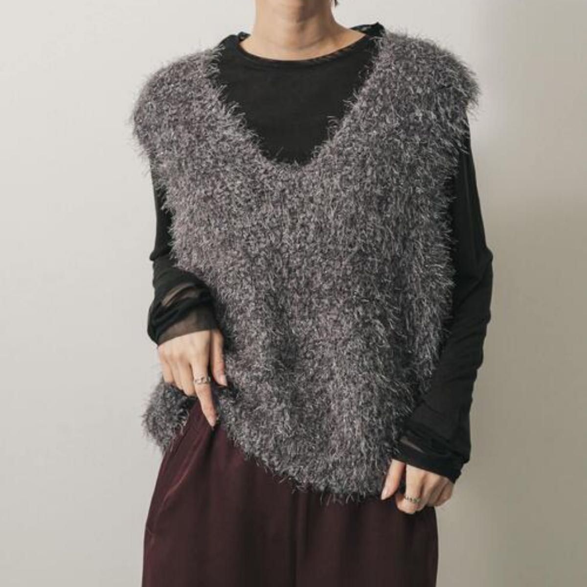 sense of place by urban research ニットベスト　センス　オブ　アーバンリサーチ