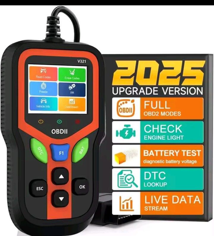 自動車故障診断機.OBD2スキャナーV321.日本語