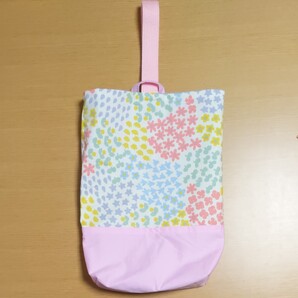 ★ラスト一点!!★ ハンドメイド シューズケース 上履き入れ NINA 北欧柄 入園グッズ 入学グッズ