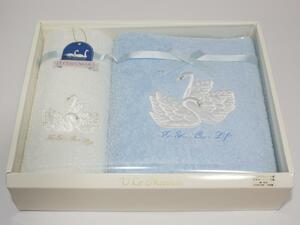 [ unused ] V Le Manneins one series bath towel + face towel set cotton 100%