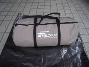 【送料無料】FIELDOOR ONE POLE TENT T/C 400(ワンポールテント T/C 400)+専用グランドシート付き