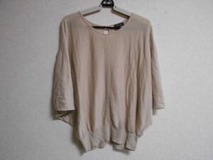 * Indivi *do Le Mans sleeve knitted * beige *size38