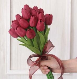  hand made * tulip 20ps.@. bouquet * artificial flower * wedding * ornament * decoration thing *6