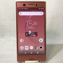 SIMロック解除済み 元docomo SONY SO-02K Xperia XZ1 Compact ピンク SIMフリー 判定○ 送料無料 /YZX4153_画像1