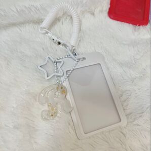 トレカケース イニシャル付き ホワイト