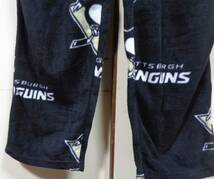 海外M黒ピッツバーグペンギンズ Pittsburgh Penguins フリースパンツ（ルームパンツ・パジャマパンツ家着・睡眠用・街着NHLアイスホッケー_画像4