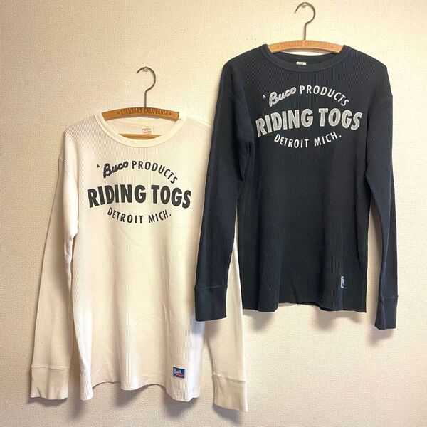 THE REAL McCOY リアルマッコイズ BUCO ブコヘルメット サーマル Lサイズ 2色セット ロンT