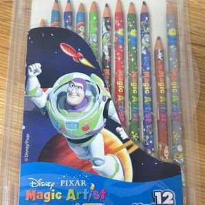 BIC ディズニー ピクサー Magic Artist 色鉛筆 12色セット