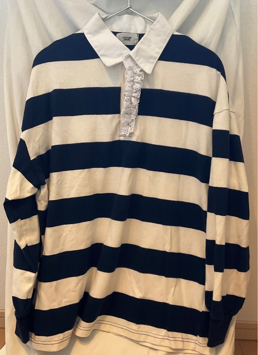 ロングTシャツ　ボーダー