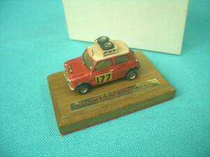 GT.M odel Petite MINICOOPER 1967 MONTE CARLO RALLY 177 