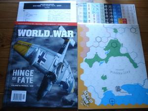 World at War　No.30　HINGE OF FATE　1939　ポーランド＆フランス架空戦　未カット未使用　ルール和訳付