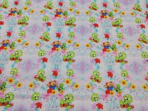 【145×50cm】ダッフィー 生地 ハギレ オルメル ハンドメイド