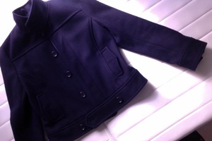 A/T 濃紺 ダークネイビー 防風 スタンドカラー 立ち襟 ジャケット コート
