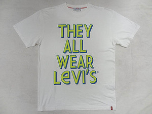 ビンテージ LEVIS リーバイス レッド タブ スポーツウェア プリント 白 Tシャツ コットン 100％ サイズ XL ホワイト 赤タブ スモールe レア