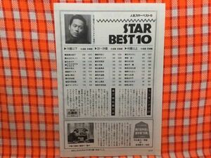 CN15795◆切抜き◇三上博史中森明菜◇人気スターベスト10・ついにランクイン達成・カバーアルバム歌姫誕生