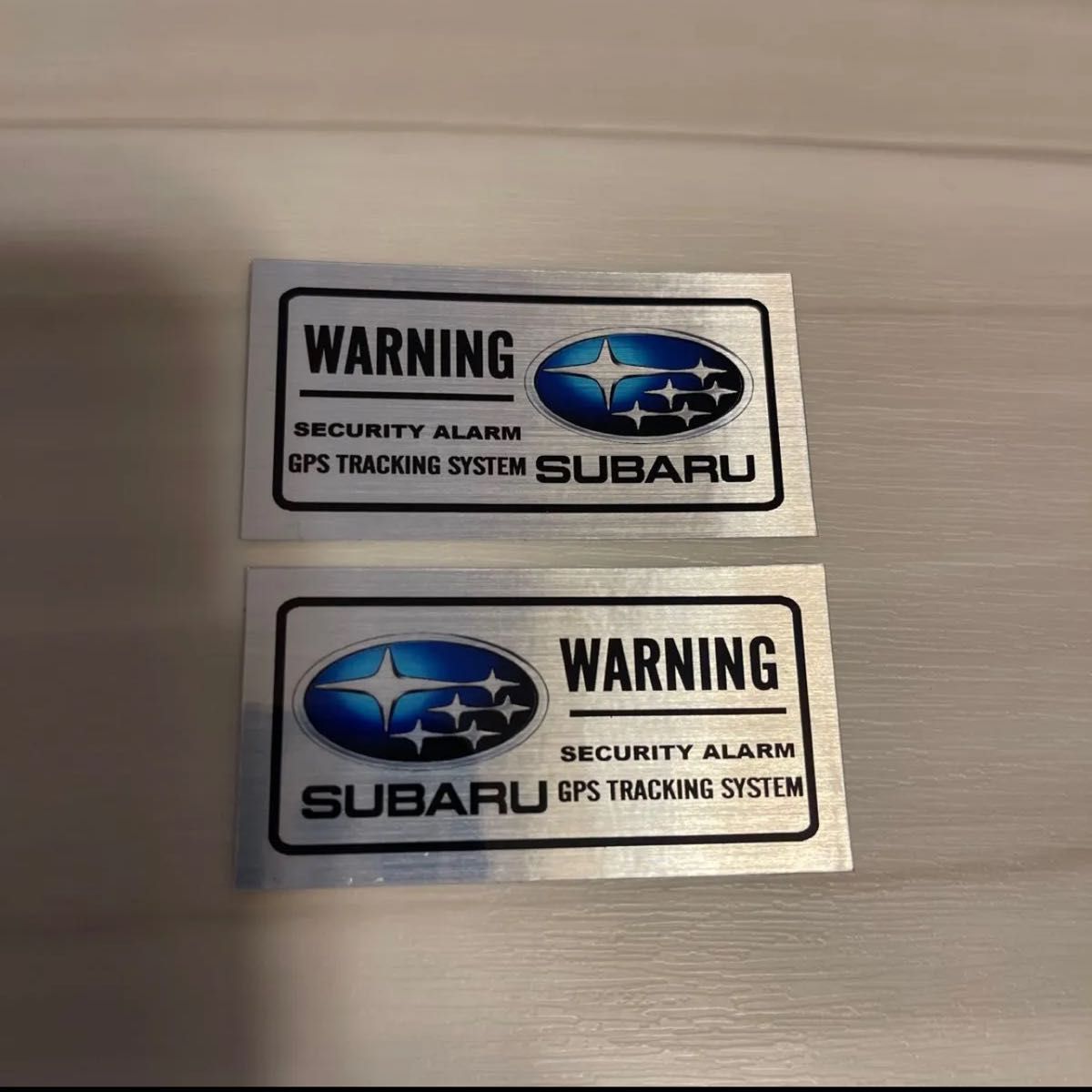 スバル　セキュリティステッカー