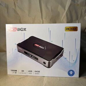 DIGIBOX D6 MAX 8K対応 Android12 Wi-Fi6+千兆LAN USB×4+Type-C難あり特別価格