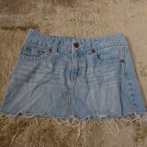  new goods unused tag none AYROwhite Denim miniskirt size S