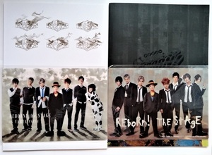  used .. pamphlet 2 pcs. set [ Katekyo Hitman REBORN the stage ] premium ticket privilege under bed 2 sheets attaching 