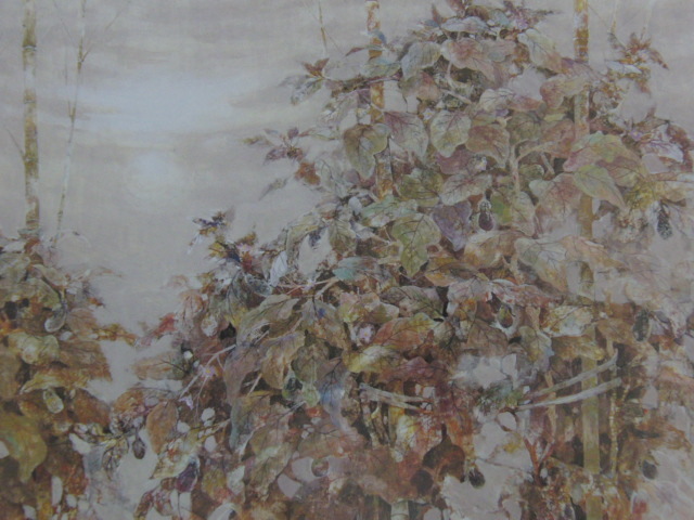 Takao Yamazaki, [berenjena de otoño], De un raro libro de arte enmarcado., Nuevo con marco, Buen estado, gastos de envío incluidos, cuadro, pintura al óleo, Naturaleza, Pintura de paisaje