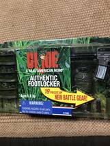 デッドストック 未使用 GI JOE GI ジョー ジーアイジョー TOMY フットロッカー 2 ギア付き AUTHENTIC FOOTLOCKER フィギュア 人形_画像4