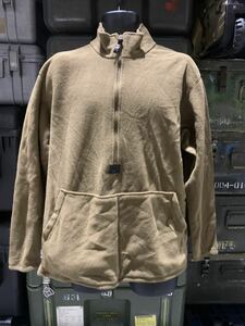 米軍 実物 US MARINE POLARTEC フリース ジャケット size L コヨーテ ブラウン キャンプ アウトドア