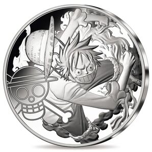 2024 フランス ワンピース 放送25周年記念 10ユーロ プルーフ 銀貨