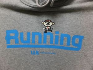 ◆送料込み！パーカー 長袖 サイズ(S) Laundry(ランドリー) LLB Running◆古着 同梱可 グレー リトル ボーイ ランニング トレーナー