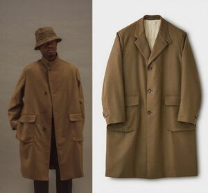 19AW PHIGVEL フィグベル GOODMAN’S COAT ウール サージ オーバー コート 3