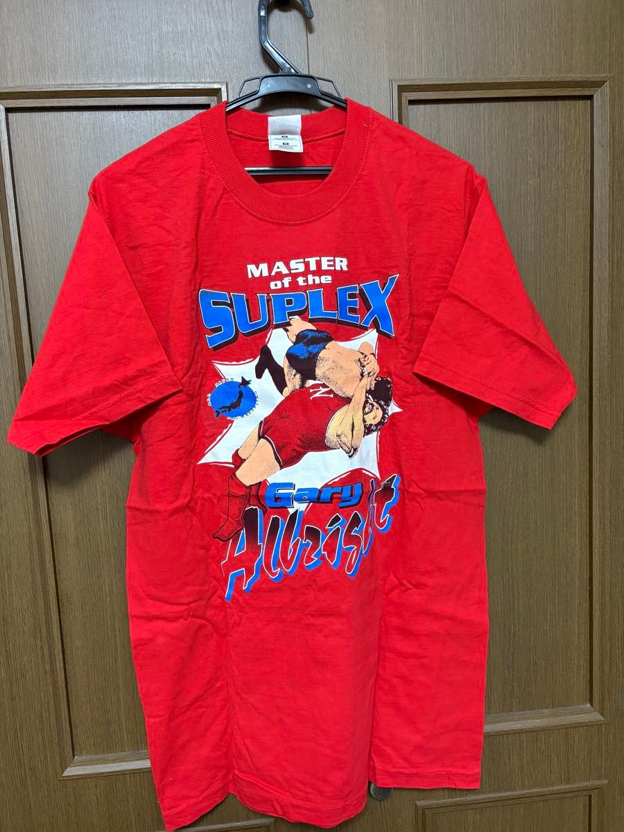 【美品】FRUIT OF THE LOOM 半袖Tシャツ 全日本プロレス ゲーリーオブライト