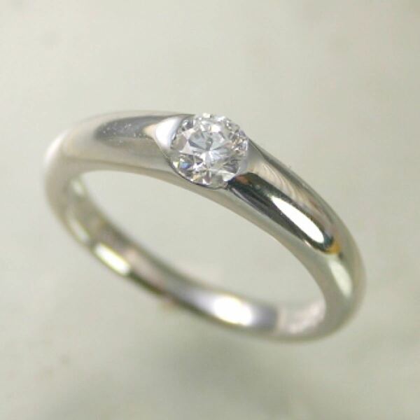婚約指輪 ダイヤモンド プラチナ 0.2ctup Dカラー VVSクラス 3EXクラス H&C