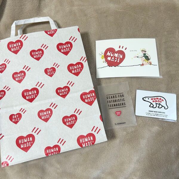 HUMAN MADE カードケース マグネット ポストカード 紙袋