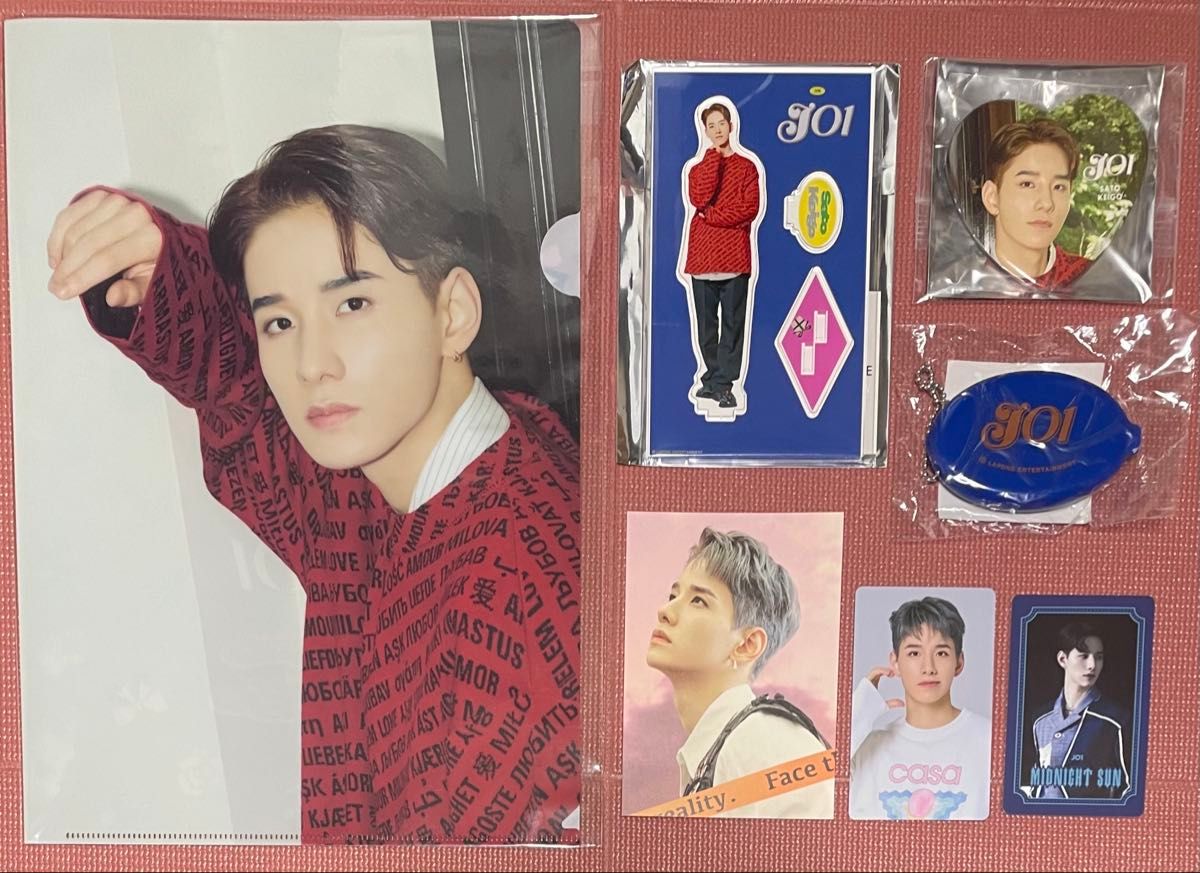 JO1 河野純喜 渋谷 109 ポップアップ クリアファイル 缶バッジ