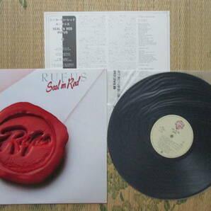 LP Rufus「SEAL IN RED」国内盤 P-11291 帯付き 盤・帯・ジャケットとも綺麗 解説・歌詞に微かな黄ばみの画像1