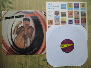 LP Edwin Starr「INVOLVED」輸入盤 GS956L カットアウト シュリンク付き 盤・ジャケットとも綺麗 カンパニー・スリーブに黄ばみ