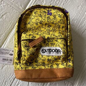 【ウッドストック】OUTDOOR リュック型 カラビナ付きペンポーチ