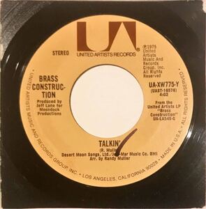 [試聴]USオリジDISCO FUNK45s　Brass Construction // Movin' / Talkin' [EP]1975年Bboyファンク グルーヴ ディスコ オリジナル7