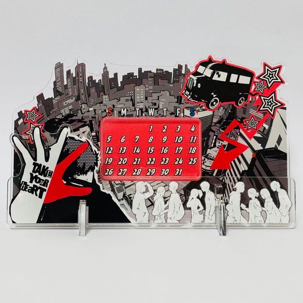 ペルソナ5 卓上アクリル万年カレンダー vol.2 主人公 雨宮蓮 ジョーカー アクリルスタンド