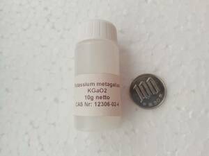 メタガリウム酸カリウム 10g KGaO2 試料 無機物 無機化合物標本 試薬 Potassium MetaGallate 正塩