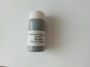 メタケイ酸マンガン 10g MnSiO3 無機化合物標本 試薬 Manganese metasilicate
