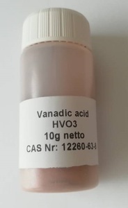 バナジン酸 10g HVO3 無機化合物標本 試薬 Vanadic acid